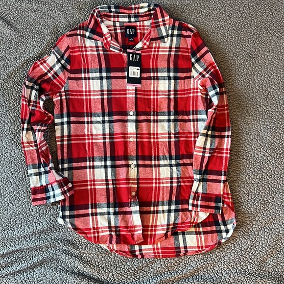 NWT Gap flannel shirt - Picture 2 of 4